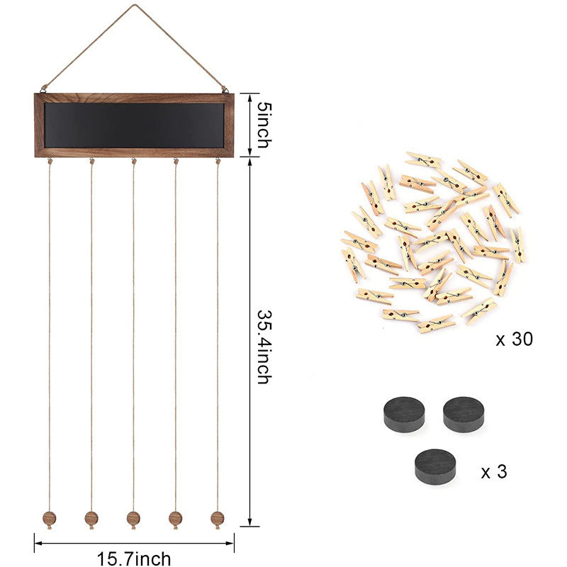 Transform Your Space with Wooden Wall Clip Photo Decorations